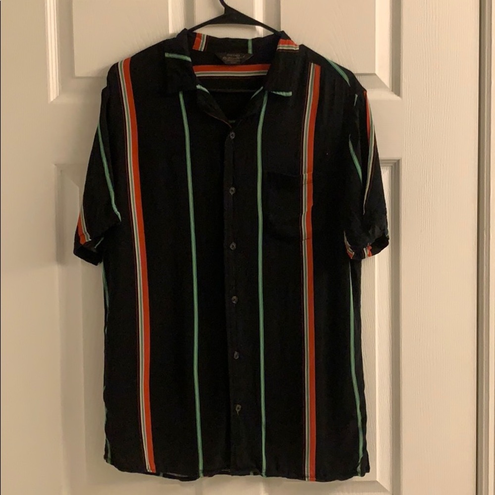 Cotton on vertical striped button up.